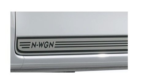 ホンダ エヌワゴン【JH3/JH4-100 JH3/JH4-200】　デカール(サイド)【ライトグレー×ダークグレー】[08F30-TKR-000]