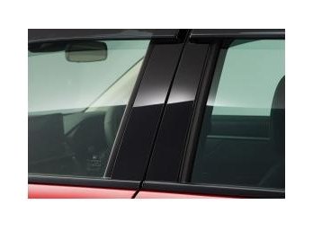 HONDA WR-V　ホンダ ダブリューアールブイ【DG5】　ピラーガーニッシュ(ドアバイザー装着車用)[08Z48-E6E-B30B]