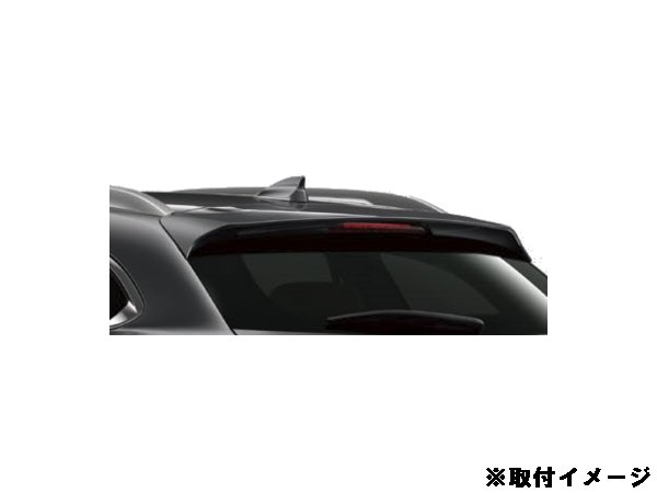 純正アクセサリー　マツダ　アテンザ　GJ　後期　H30.05～　エクステリア　リアルーフスポイラー　ワゴン用　ジェットブラックＭc　G44NV49201351