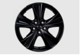純正アクセサリー　マツダ　CX-60　KH　100001～　R04.10～　アルミホイール　18&times;7.5J　マットブラック　1本　K616V3810｜MAP-S