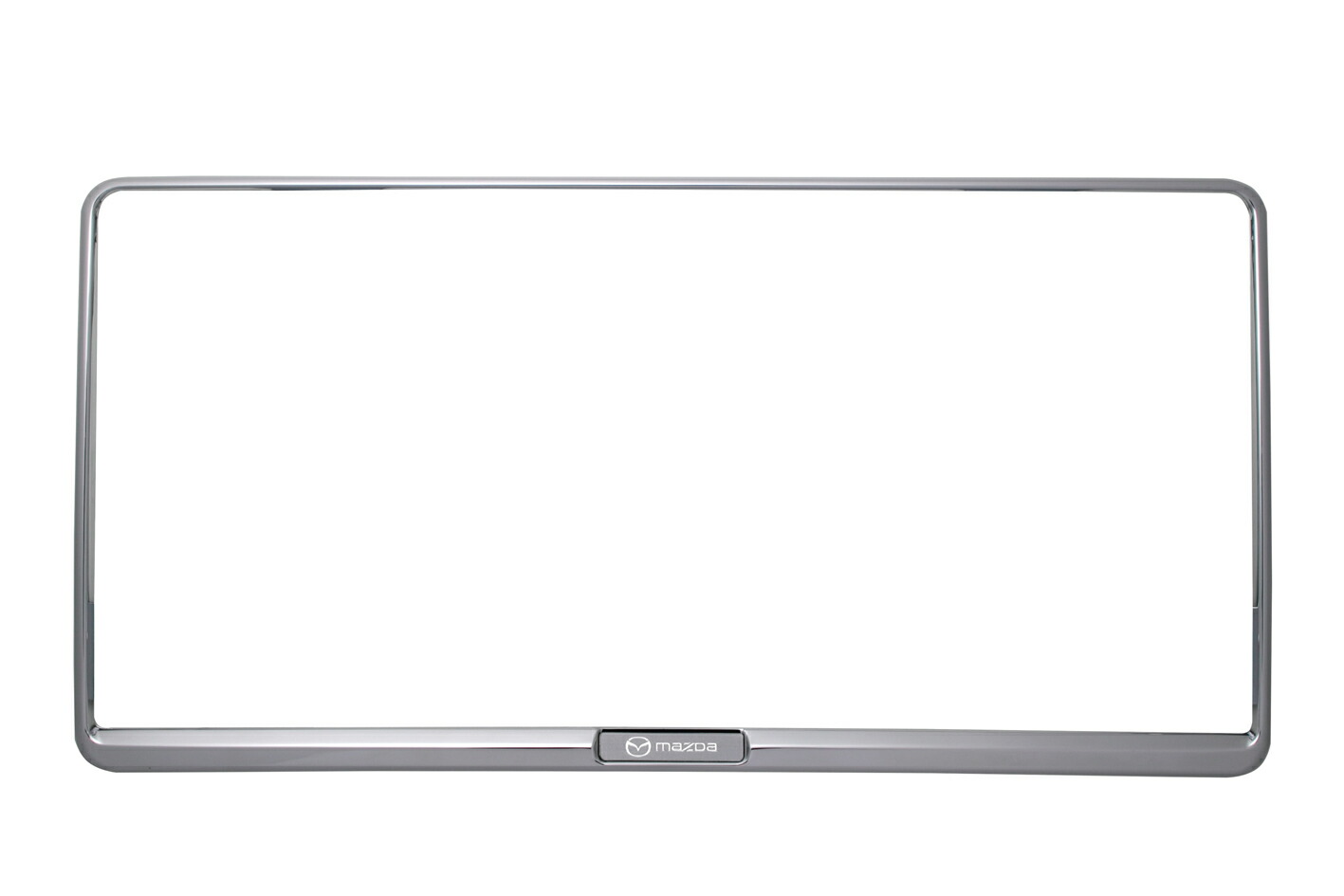 純正アクセサリー　マツダ　CX-80　KL　2024.10～　ナンバープレートホルダー　1枚　クローム　C907 V4 021