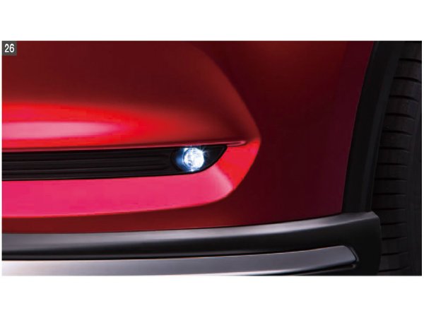 純正アクセサリー　マツダ　CX-5　KF　H28.11～　イルミネーション　LEDフォグランプ　リアフォグランプ無車用　灯体＋ベゼル　K123V4600 27,656円