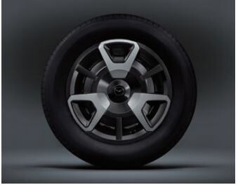純正アクセサリー　マツダ　MAZDA2　DJ　R5.1～　フルホイールキャップセット　1台分（ソニックシルバーM）D65L37170E4