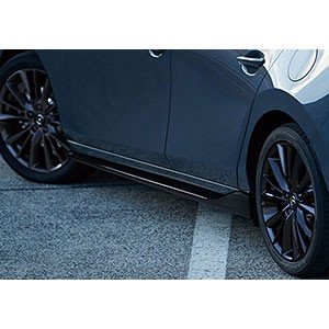 純正アクセサリー マツダ MAZDA3 BP H31~ ファストバック用 外装ドレスアップ用品 サイドアンダースカート B0L6V4910|MAP-S