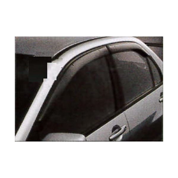 MITSUBISHI ミツビシ 純正部品　L型バイザー 国内三菱純正OP 三菱 ランエボ MITSUBISHI LANCER EVO 7/8/9　?MZ562845