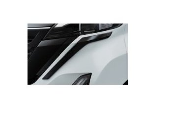 ニッサン ルークス【B44A B47A B48A】　ブラックフロントバンパーフィニッシャー【要商品仕様確認】【ブラック塗装】