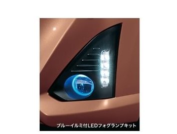 SUBARU JUSTY　スバル ジャスティ【M900F M910F】　ブルーイルミ付ＬＥＤフォグランプキット(ベゼル付)[08580F1008]｜MAP-S