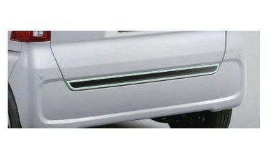 スバル シフォン【LA650F LA660F】　バックドアロアガーニッシュ【ピアノブラック＆グリーン】[08400F2270]｜MAP-S