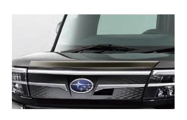 SUBARU CHIFFON　スバル シフォン【LA650F LA660F】　フードガーニッシュ【ダークブラックメッキ】[08400F2384]｜MAP-S