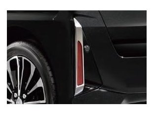 SUBARU CHIFFON　スバル シフォン【LA650F LA660F】　リヤリフレクターガーニッシュ【メッキ】[08400F2389]