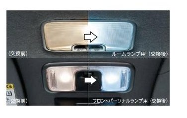 メール便可　SUBARU CHIFFON　スバル シフォン【LA650F LA660F】　ルームランプセット(ＬＥＤ・ホワイト)[08528F9008]