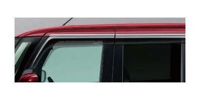 SUBARU CHIFFON　スバル シフォン【LA650F LA660F】　ワイドバイザー(ステンレスモール付)[08610F2042]｜MAP-S