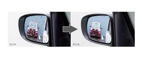 SUBARU CHIFFON　スバル シフォン【LA650F LA660F】　レインクリアリングミラー【要商品仕様確認】[08640F2021]｜MAP-S