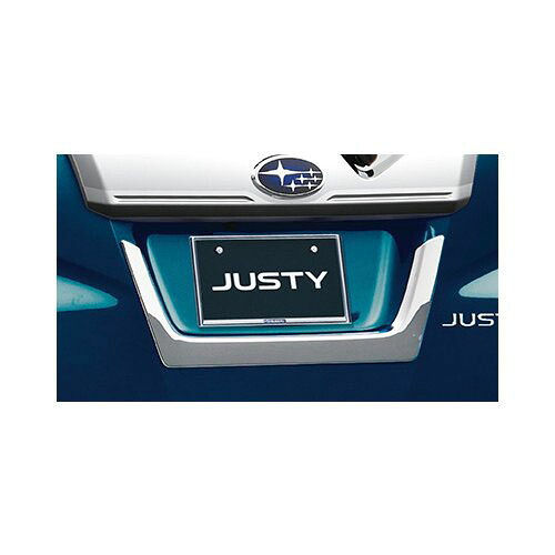SUBARU JUSTY　スバル ジャスティ【M900F M910F】　リヤライセンスガーニッシュ【メッキ】[08400F1042]｜MAP-S 20,892円