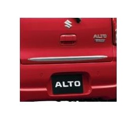SUZUKI ALTO　スズキ アルト【HA37S HA97S】　バックドアガーニッシュ【メッキ＋ヘアライン調】[9923A-67T10]