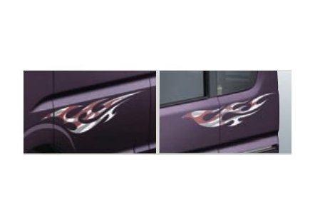 【純正：大型】スズキ エブリィワゴン【DA17V DA17W】　サイドデカール(左右セット)【フレア】[99000-99035-E07]
