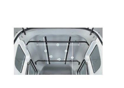 SUZUKI EVERY　スズキ エブリィ【DA17V DA17W】　ハンガー受け(ハイルーフ車用)[99000-99069-501]｜MAP-S