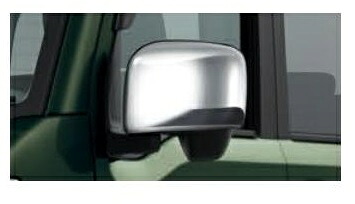 スズキ エブリィワゴン【DA17V DA17W】　ドアミラーカバー(ＬＥＤサイドターン無ドアミラー用)【樹脂クロームメッキ】[99122-64P00]