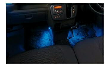 SUZUKI EVERY WAGON　スズキ エブリィワゴン【DA17V DA17W】　フロアイルミネーション(フロント＆リヤセット)[99213-64P42]｜MAP-S