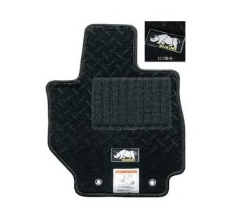 SUZUKI Jimny　スズキ ジムニー【JB64W】　フロアマット(ジュータン)(ロバスト)(ＭＴ車用)【縞鋼板柄】[75901-77R20-WMM]｜MAP-S