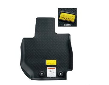 SUZUKI Jimny　スズキ ジムニー【JB64W】　フロアマット(トレー)(ＭＴ車用)【縞鋼板柄】[75901-77R40]