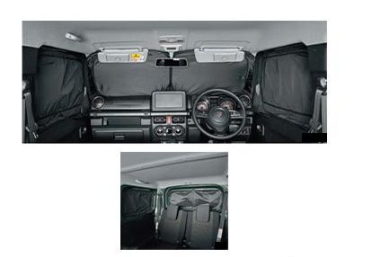 SUZUKI Jimny　スズキ ジムニー【JB64W】　プライバシーシェード(メッシュ付)[9914D-77R21]｜MAP-S