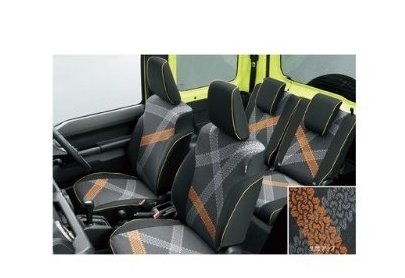 SUZUKI Jimny　スズキ ジムニー【JB64W】　シートカバー【タイヤパターン】[99180-77R20]｜MAP-S
