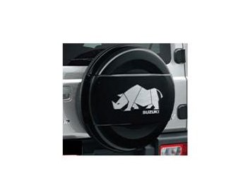 SUZUKI Jimny　スズキ ジムニー【JB64W】　スペアタイヤカバー【サイ(ヘアライン調)】[9923B-77R21-003]