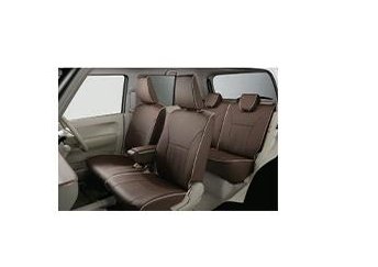 SUZUKI Lapin　スズキ ラパン【HE33S】　革調シートカバー（アームレストボックス有車用）[99181-80P10]