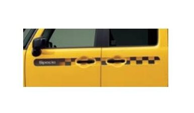 SUZUKI SpaciaBASE　スズキ スペーシアベース【MK33V】　サイドデカール【チェッカーブラック】[99230-79R10-001]｜MAP-S