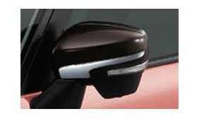 スズキ ワゴンRスマイル【MX81S MX91S】　ドアミラーガーニッシュ(左右セット)【クロームメッキ】[9912E-83S00-0PG]｜MAP-S