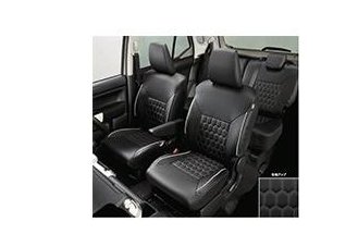 スズキ クロスビー【MN71S】　革調シートカバー(パーソナルテーブル無/フロントシートSRSサイドエアバッグ無車用)