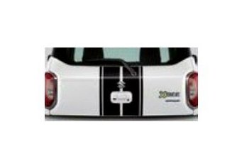 メール便可　SUZUKI XBEE　スズキ クロスビー【MN71S】　バックドアデカール【ストライプブラック】[99230-76R50-002]