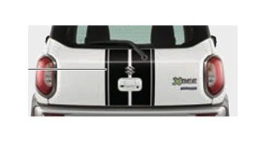SUZUKI XBEE　スズキ クロスビー【MN71S】　バックドアデカール【ストライプ／ブラック】[99230-76R51-002]｜MAP-S