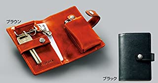 メール便可　TOYOTA PRIUSα　トヨタ プリウスアルファ【ZVW41W ZVW40W】　本革キーケース【ブラウン】[08193-75010]