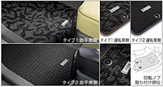 トヨタ(TOYOTA) フロアマット デラックスタイプ・1 ブラック Vitz ヴィッツ 【 NCP131 KSP130 NSP130/135 】 08210-52E50-B0
