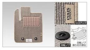 トヨタ(TOYOTA) フロアマット ベーシック グレーベージュ PIXIS EPOCH ピクシスエポック 【 LA300A LA310A 】 08210-B2150-E0|MAP-S