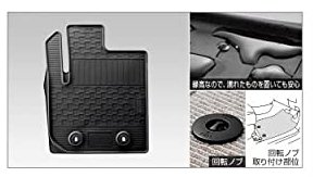 トヨタ(TOYOTA) ラバーマット ブラック PIXIS EPOCH ピクシスエポック 【 LA300A LA310A 】 08210-B2160-C0｜MAP-S 10,750円