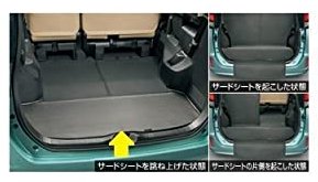 TOYOTA ( トヨタ ) 純正部品 ノア 【ZWR80G ZRR80W ZRR85W ZRR80G ZRR85G】 フレキシブルラゲージマット 08213-28A00