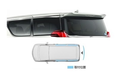 【純正】TOYOTA　ALPHARD　トヨタ　アルファード【GGH30W　GGH35W　AGH30W　AGH35W　AYH30W】　　ＩＲ（赤外線）カットフィルム【仕様は下記参照】【クリア】[08230-58060]