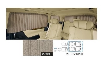 楽天市場】DAIHATSU ダイハツ 純正用品 間仕切りカーテン(成形天井有車