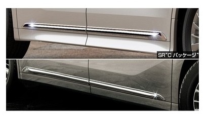 【純正】TOYOTA　ALPHARD　トヨタ　アルファード【GGH30W　GGH35W　AGH30W　AGH35W　AYH30W】　　サイドガーニッシュ（メッキ）[08403-58040]