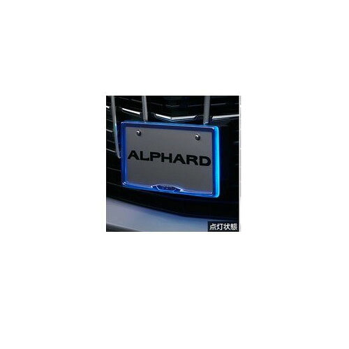 トヨタ アルファード【GGH30W/35W AGH30W/35W AYH30W】　ナンバーフレームイルミネーション【下記参照】[08539-58140]
