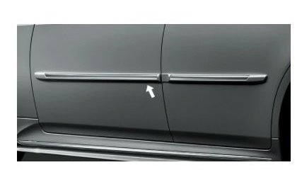 TOYOTA CROWN　トヨタ クラウン【AZSH20 AZSH21 GWS224 ARS220】　サイドプロテクションモール【ブラック】[08170-30010-C0]