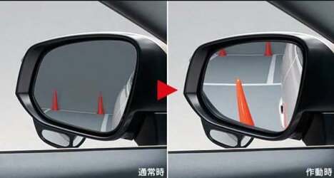 トヨタ純正用品　ハリアー　純正 AXUH80 AXUH85 MXUA80 リバース連動ミラー　リヤクロストラフィックオートブレーキ付車　08641-48100｜MAP-S