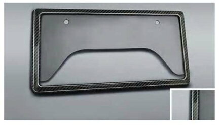 トヨタ純正用品　ハリアー　純正 AXUH80 AXUH85 MXUA80 GR PARTS GRカーボンナンバーフレーム　MS371-00001