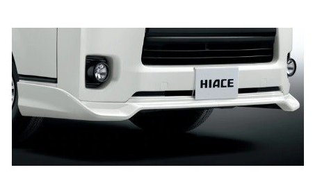 TOYOTA HIACE　トヨタ ハイエース【適合確認いたします】　フロントスポイラー【ホワイト】[08154-26130-A0]