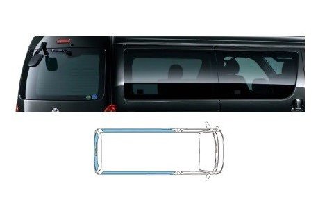 トヨタ ハイエース【適合確認いたします】　ＩＲ(赤外線)カットフィルム【適応表要確認】【スモーク】[08230-26580]｜MAP-S