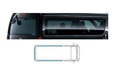 トヨタ ハイエース【適合確認いたします】　ＩＲ(赤外線)カットフィルム【適応表要確認】【スモーク】[08230-26640]｜MAP-S