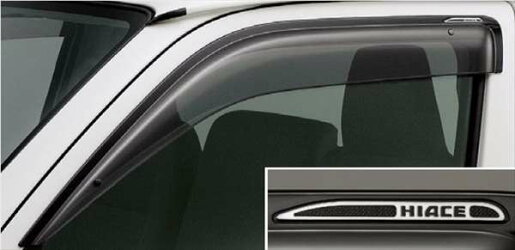トヨタ純正用品　ハイエース　KDH200系 TRH200系　2020.05～　サイドバイザー（RVワイドタイプ）　08611-26190
